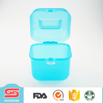El producto del hogar utiliza extensamente la caja plástica barata de la caja de almacenamiento con el bloqueo